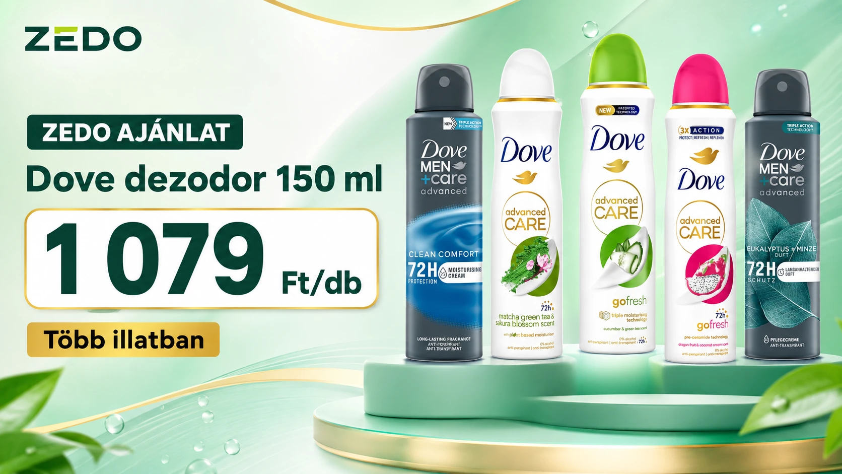 Dove deo 150ml