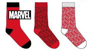 Marvel Red férfi zokni 43/46