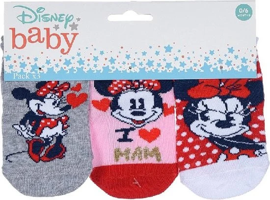 Disney Minnie Love Mam baba zokni 6/12 hó