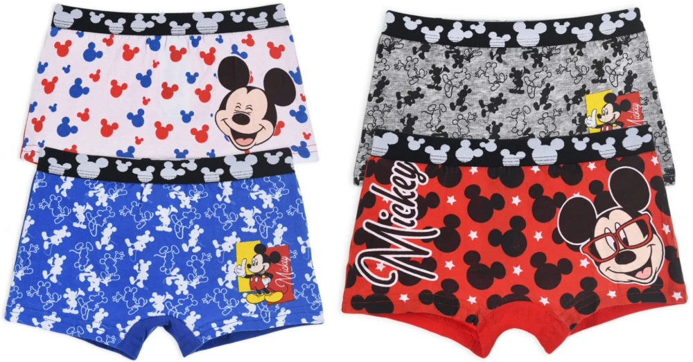 Disney Mickey Clever gyerek boxeralsó 2 darab/csomag 2 - 8 év / 92 - 128 cm