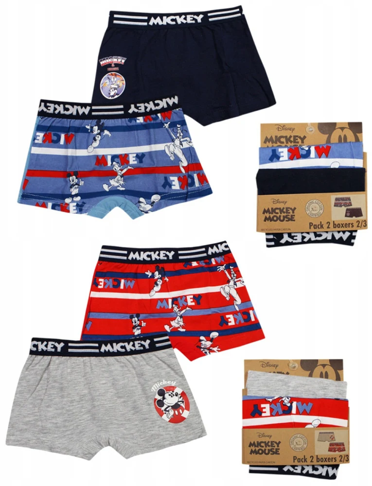 Disney Mickey Motion gyerek boxeralsó 2 darab/csomag 2 - 8 év / 92 - 128 cm