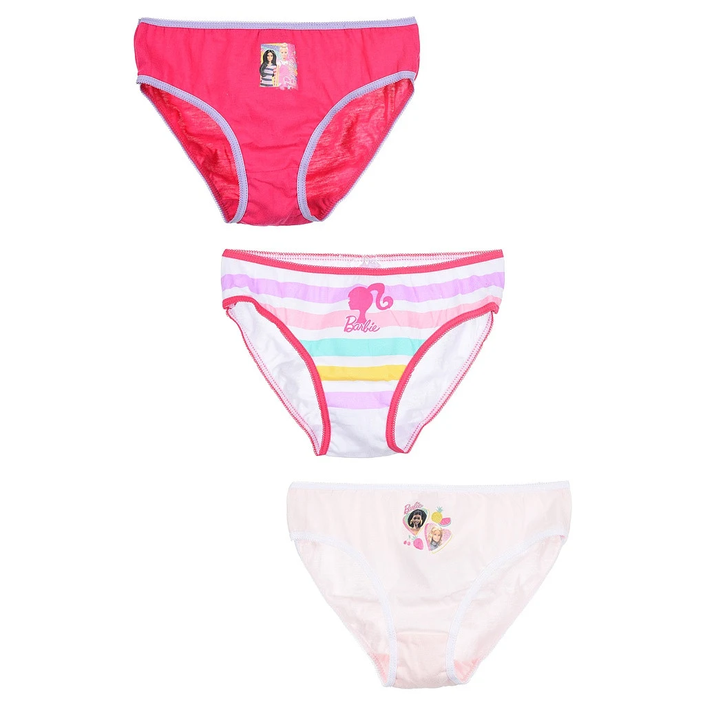 Barbie Summer Style gyerek fehérnemű, bugyi 3 darab/csomag 4 - 5 év / 104 - 110 cm