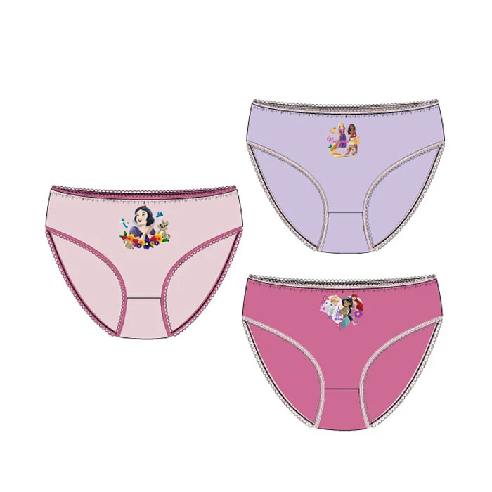 Disney Hercegnők Beautiful  gyerek fehérnemű, bugyi 3 darab/csomag 3 - 6 év / 98 - 116 cm