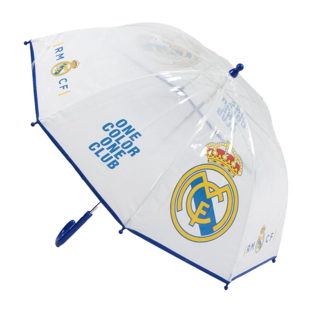 Real Madrid One Color gyerek átlátszó esernyő Ø71 cm