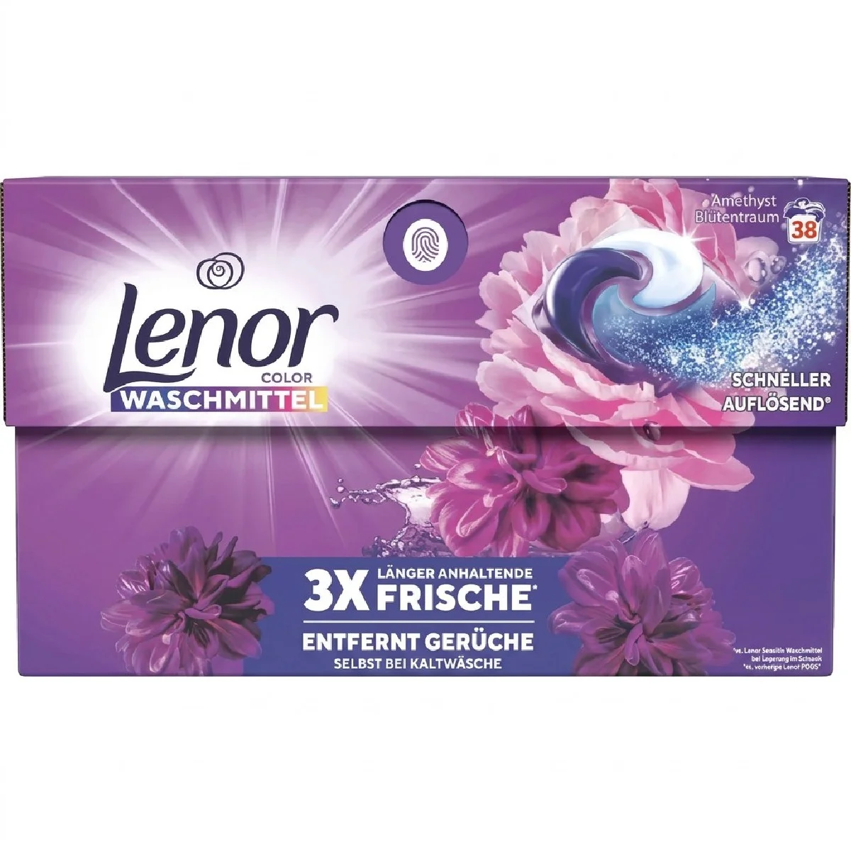 Mosókapszula 38 db-os Amethyst Flower Color 4/#