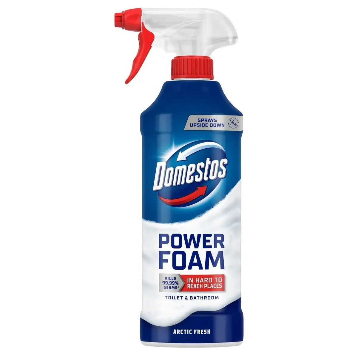 Power foam 435ml WC és fürdőszoba tisztító hab, Arctic fresh