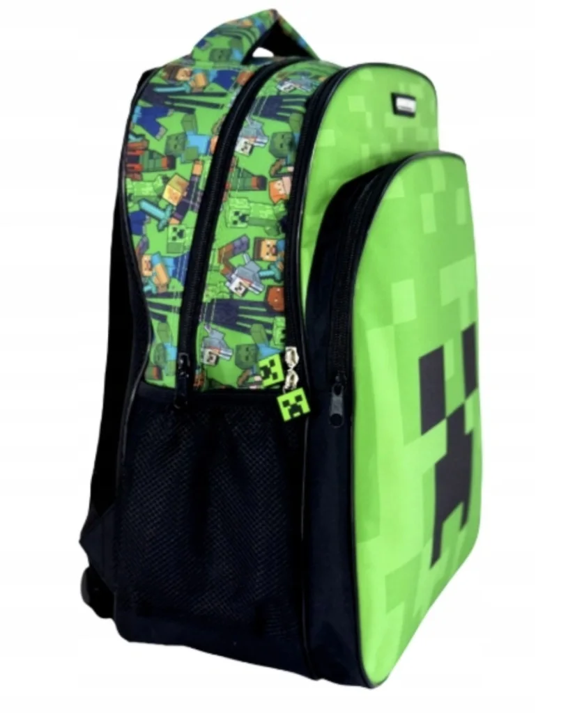 Minecraft Green Face iskolatáska, táska 40 cm