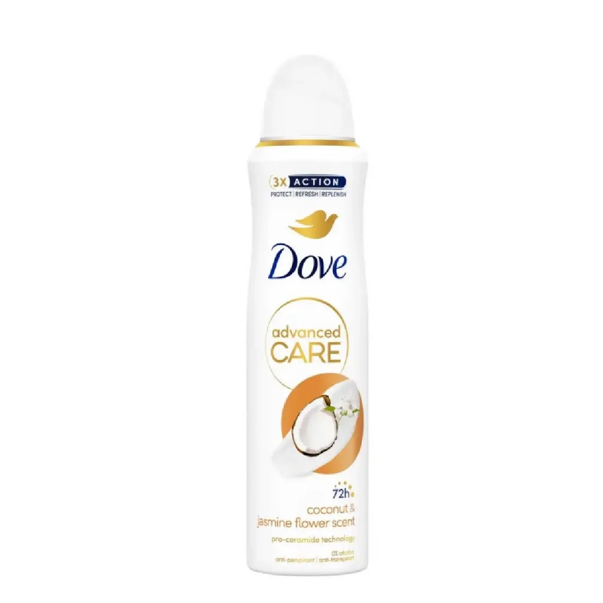 Dove Dezodor 150 ml Coconut and Jasmine flower scent