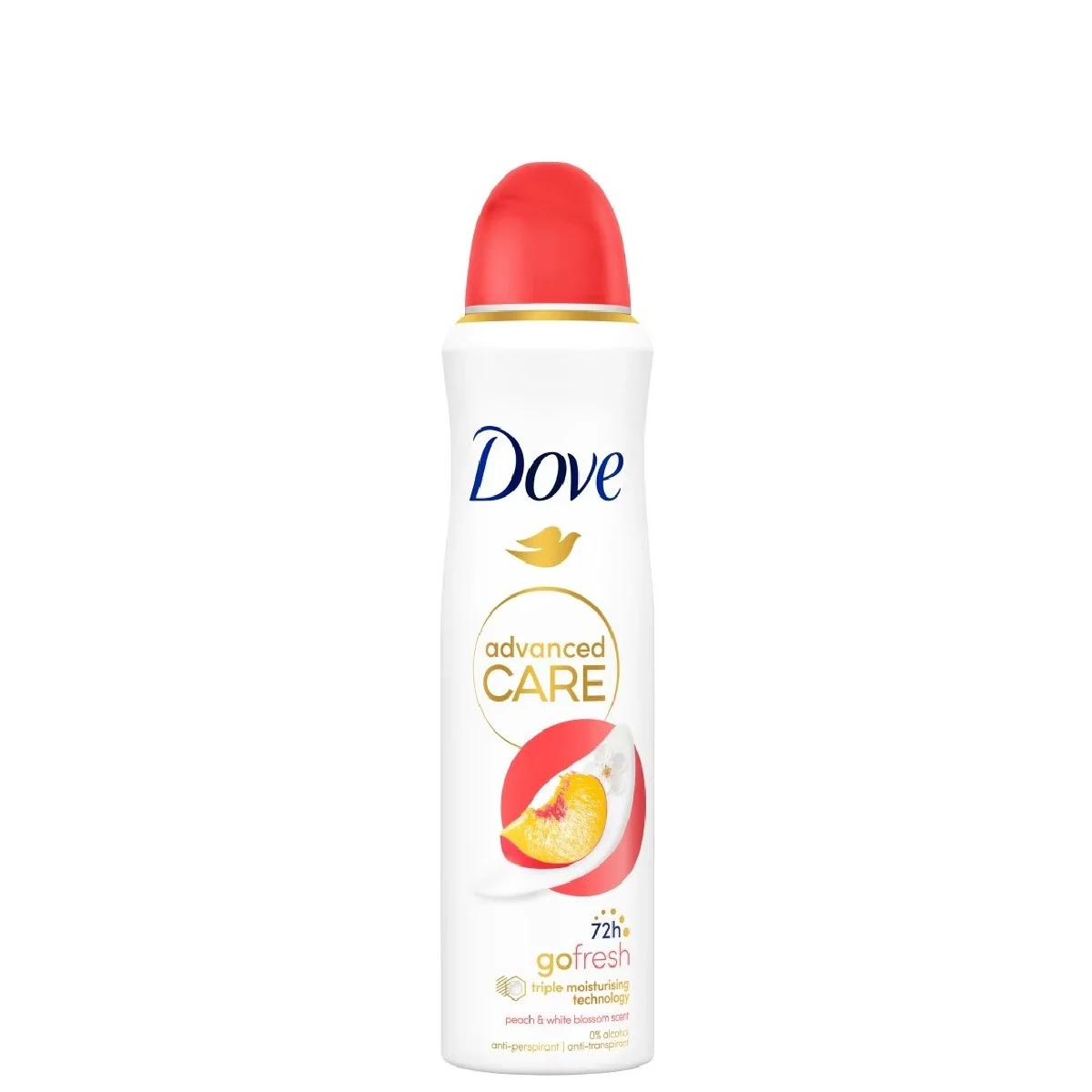 Dove Dezodor 150 ml Peach and White Blossom Go Fresh