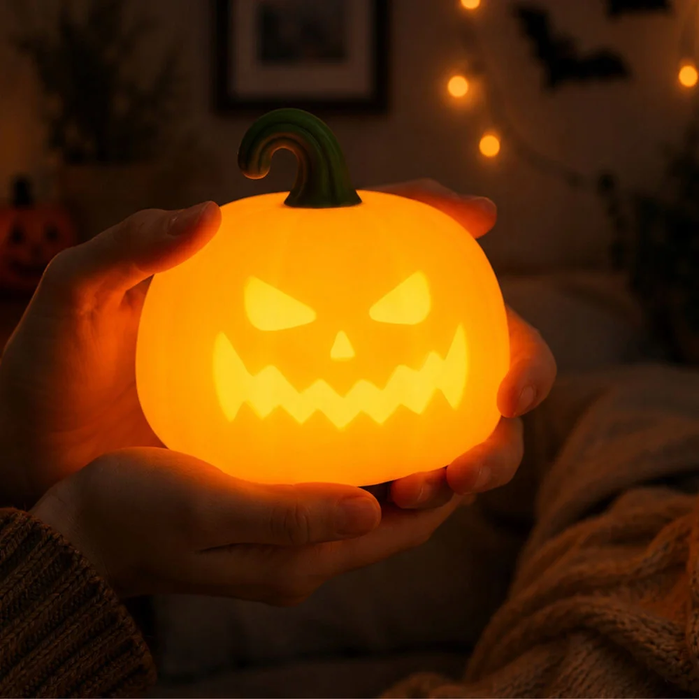 Halloween tök asztali lámpa