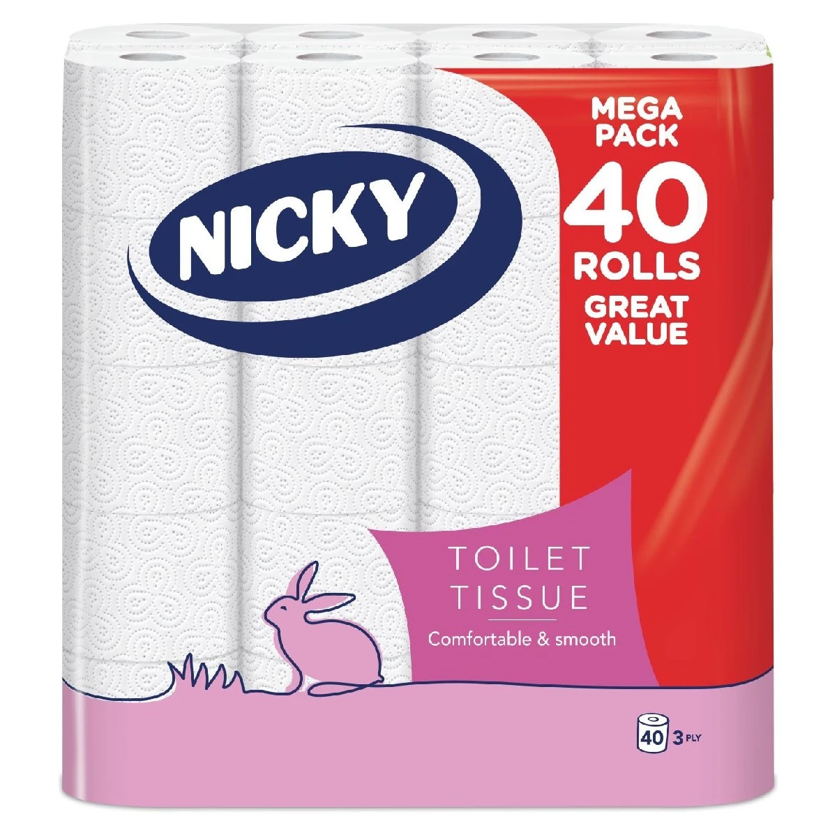 Nicky wc papír 40 t. 3r. 95 lap